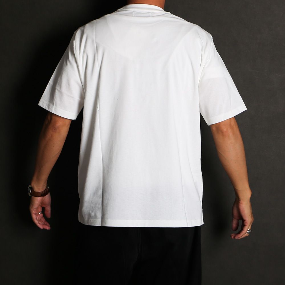CREW NECK TEE - WHITE / 30/1オーガニックコットン空紡天竺 - クルーネックTee / M26B14CS02B