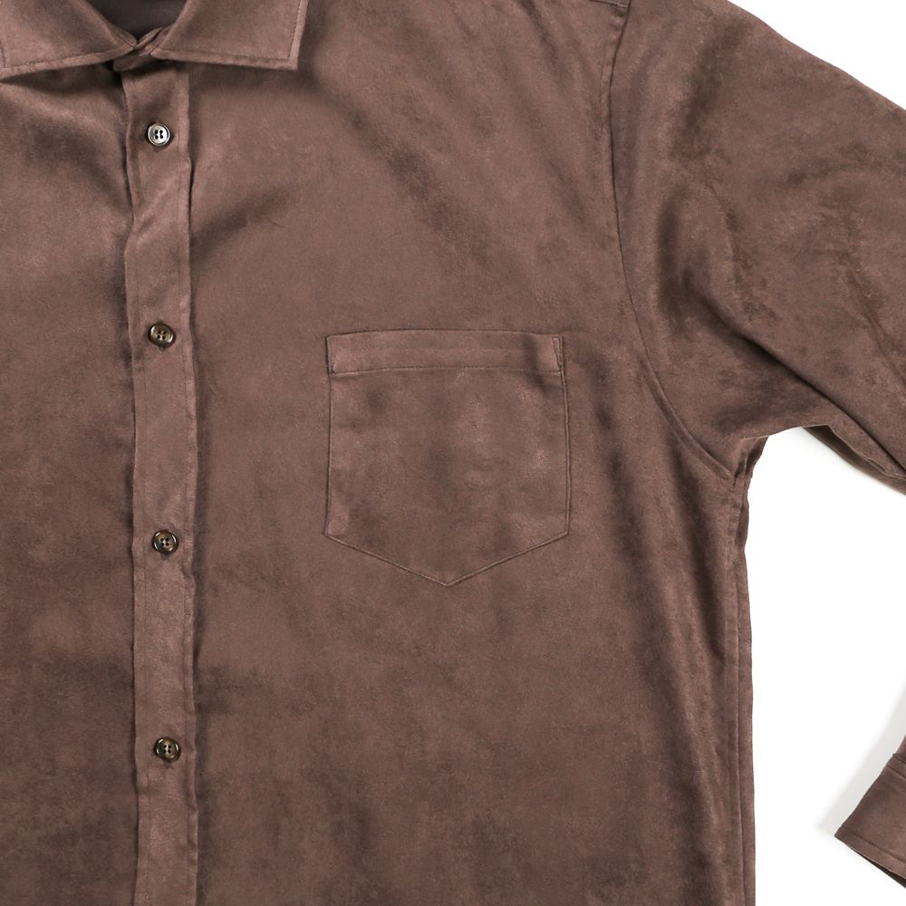 ECO SUEDE SH / エコスエード プレーンシャツ / 379207