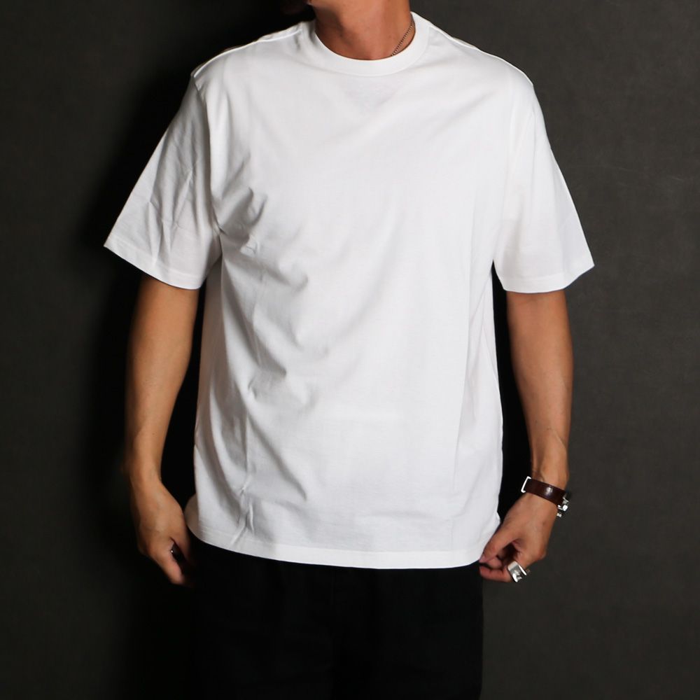 CREW NECK TEE - WHITE / 30/1オーガニックコットン空紡天竺 - クルーネックTee / M26B14CS02B