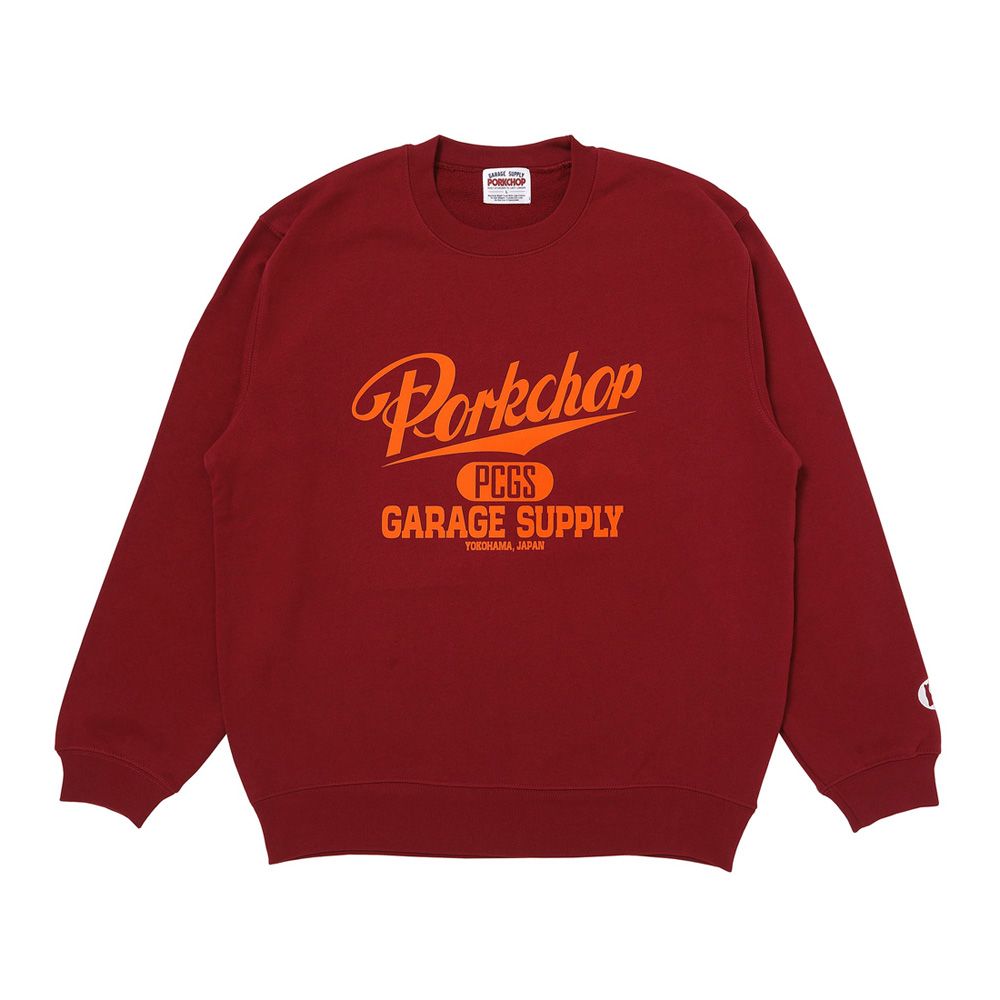 SCRIPT COLLEGE SWEAT - MAROON / スウェット