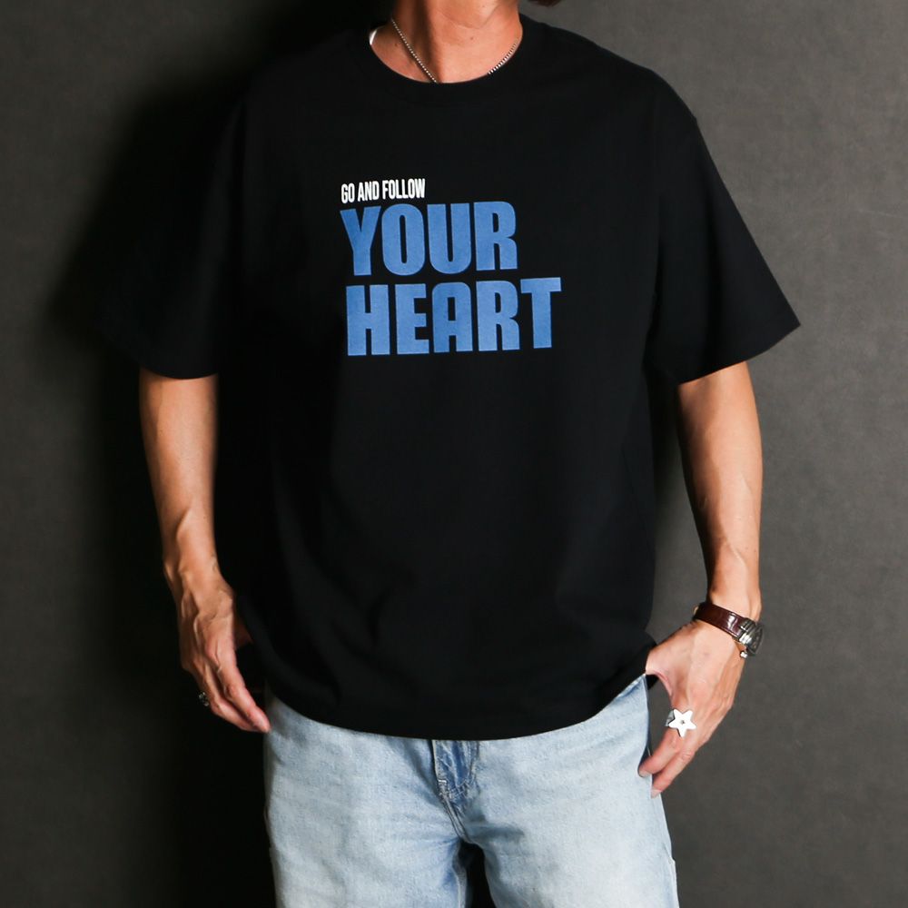 Go And Follow Your Heart T-SH - BLK / 2604-4003