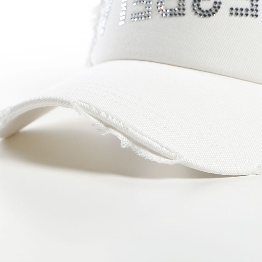 DOUBLE LOGO RHINESTONE CAP / ダブルロゴ ラインストーンキャップ / USZ-21001