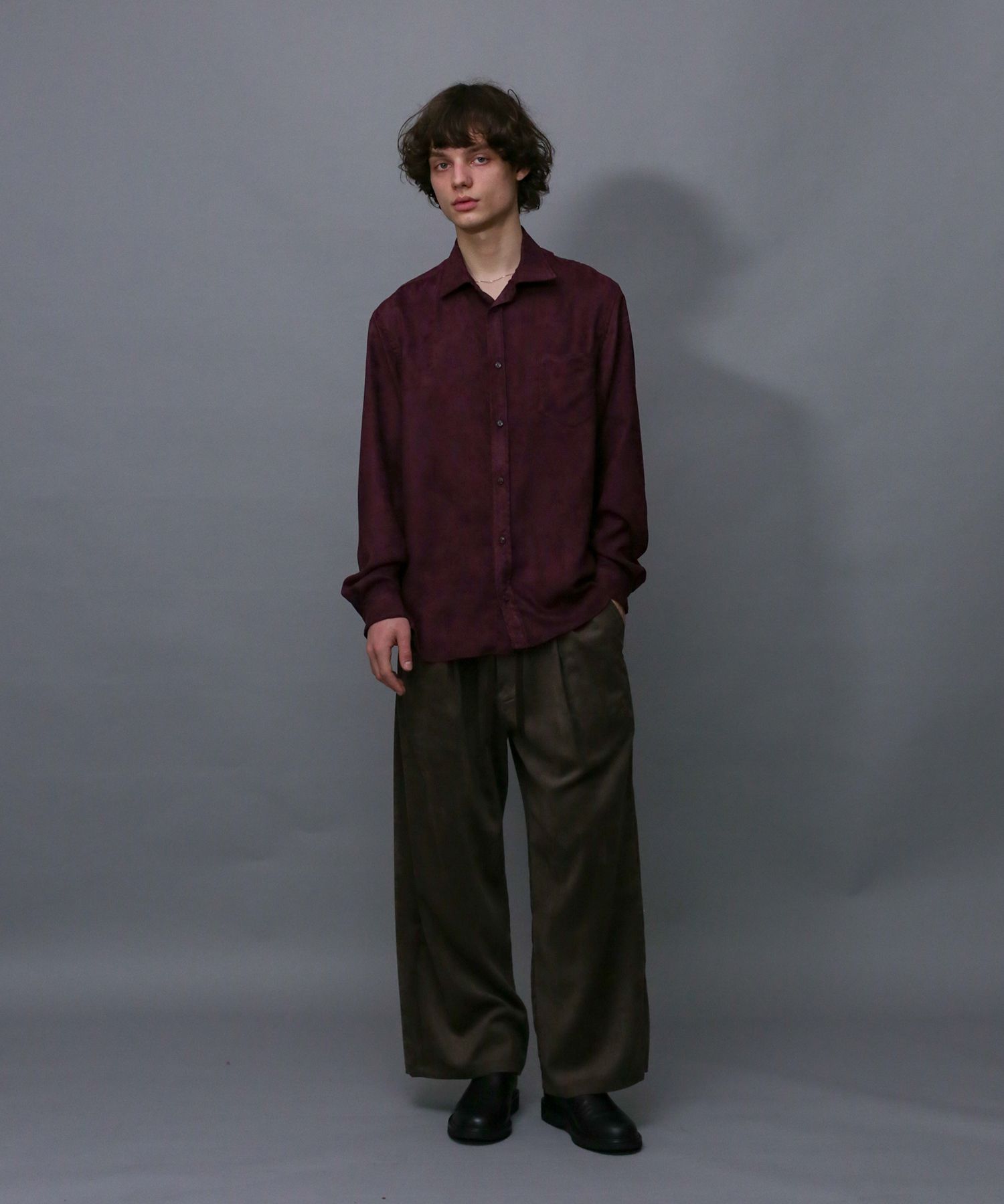 ECO SUEDE SH / エコスエード プレーンシャツ / 379207