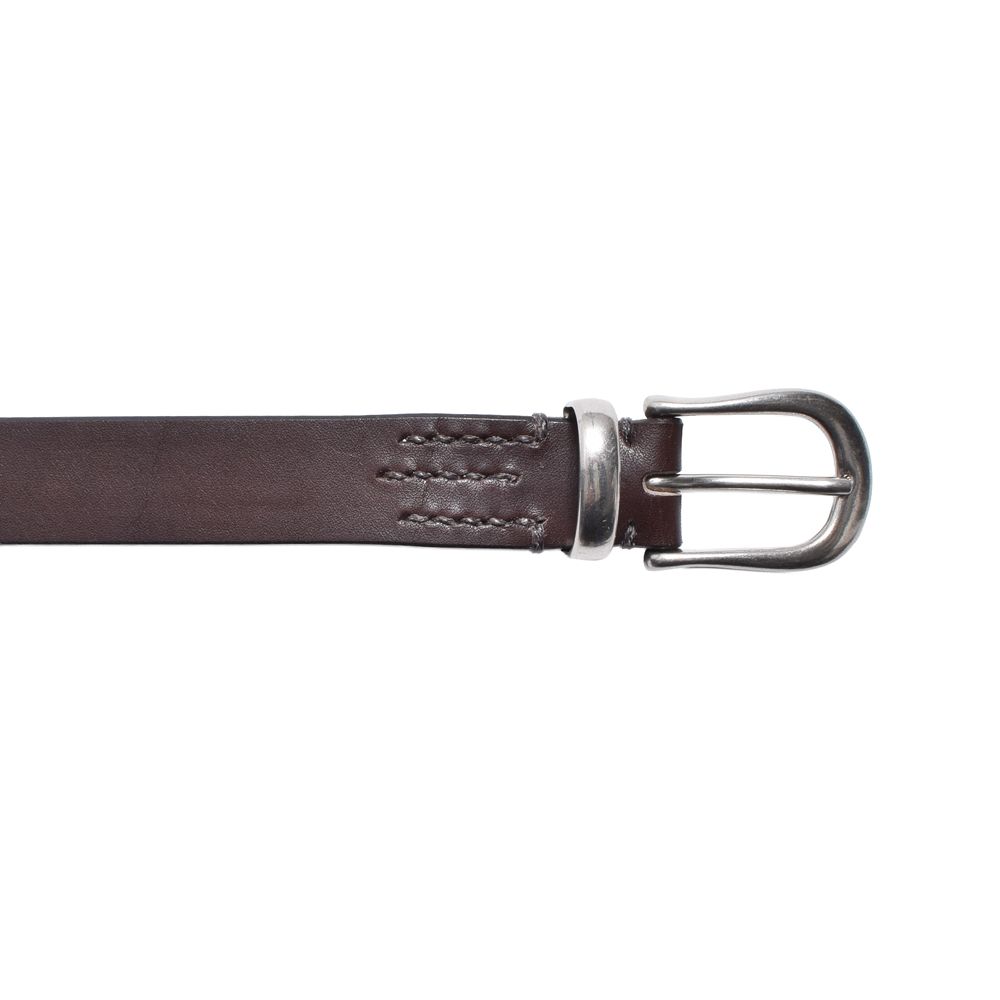 Leather Long Western Belt - DBR / MDLBT002