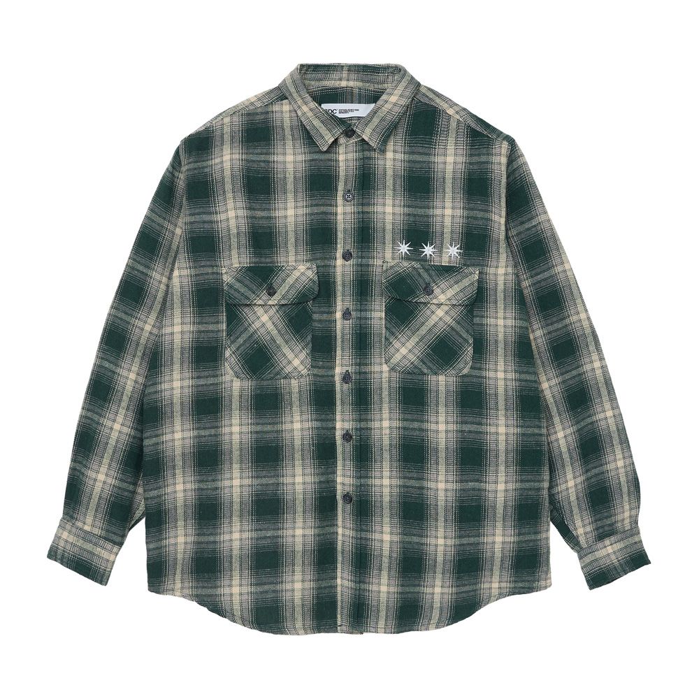 Flannel Shirt - Green / フランネルシャツ / GD0468