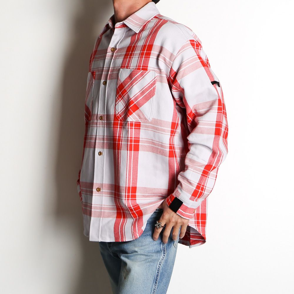 × BIG MAC / SHIRT - GRY CHECK / 2241-SH27-012 peg