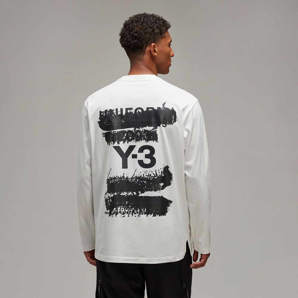 Y-3 JM3234WHITE 関税送料込 Y-3 - U GFX LS TEE / JM3234 | chemical conbination