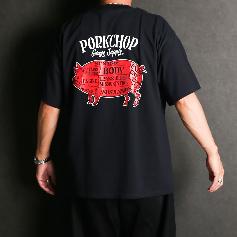 PORK BACK L/S TEE|ポークバック L/S TEE(NATURAL×RED)公式通販