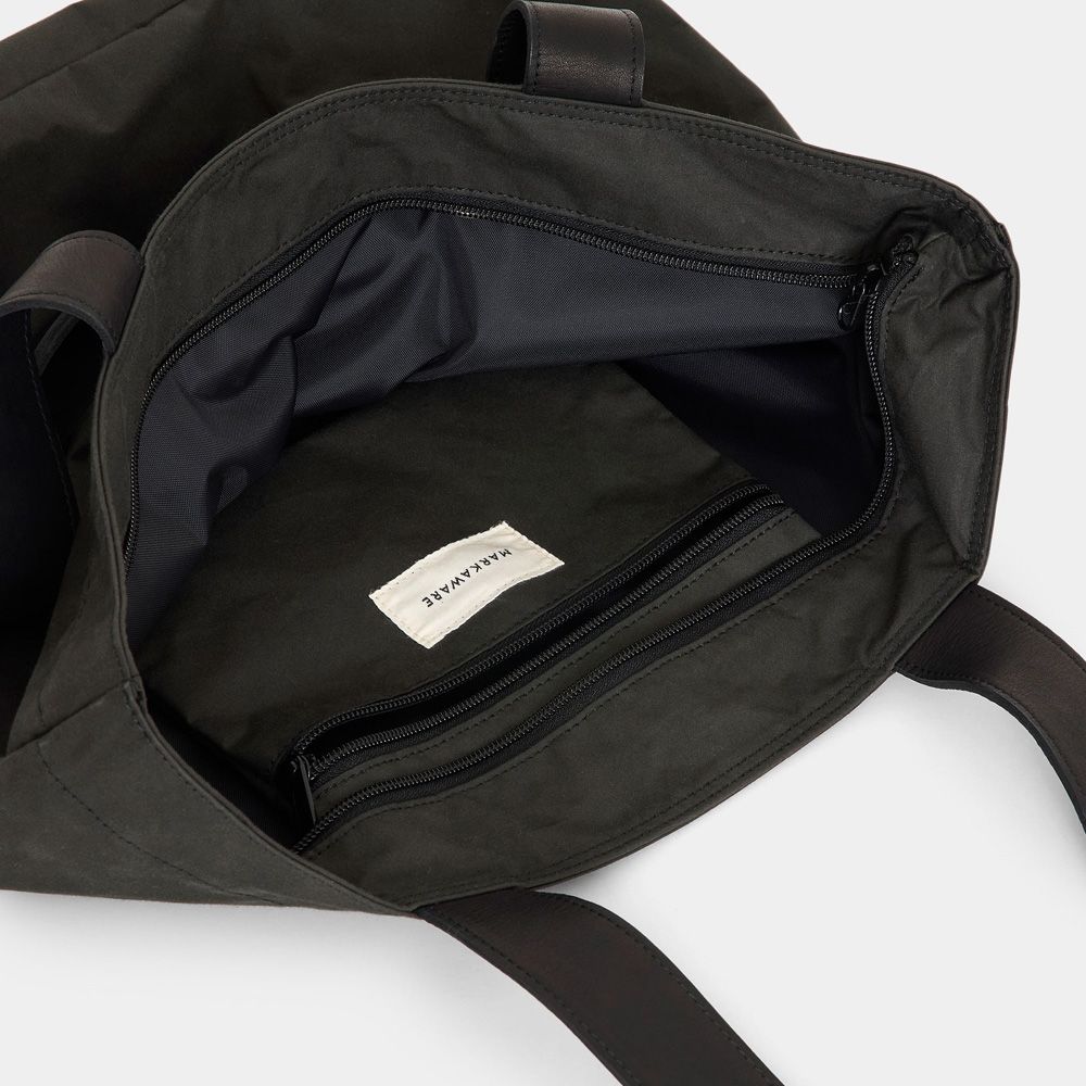 TOTE BAG - DARK SAGE / オーガニックコットン ヘビーオールウェザークロス - トートバッグ / A26A92AC02C