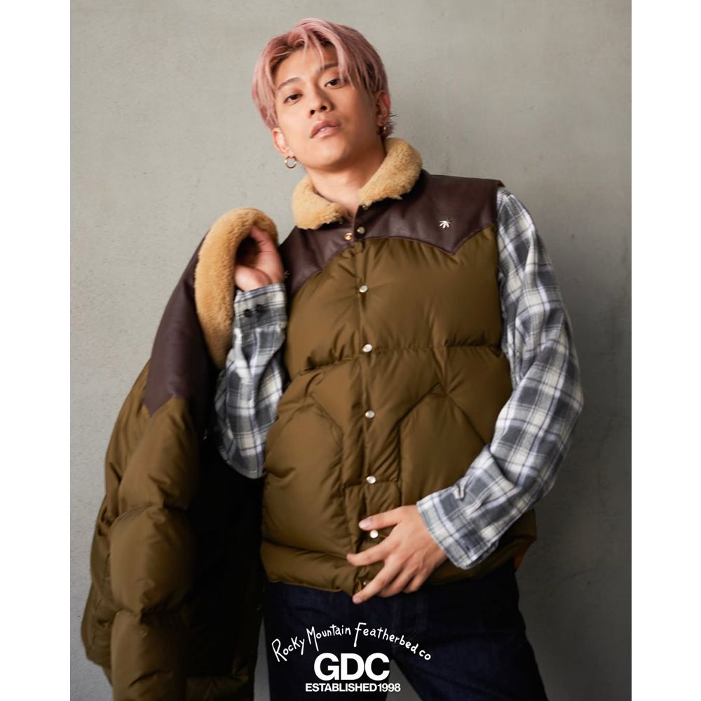 【Rocky Mountain×GDC】 Christy Vest - Olive Drab / GD0491