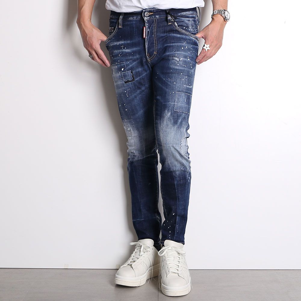 DSQUARED2 Skater Jean Blue [S78LB0078-470] | eBay