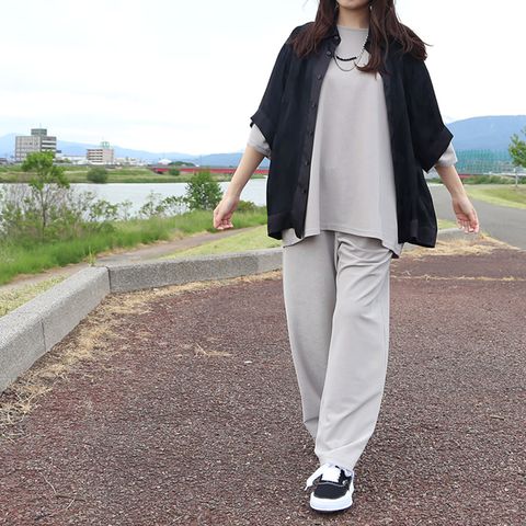【TAAKK】【Iroquois】【Maison MIHARA YASUHIRO】【NEONSIGN】 セットアップコーデ(女性モデル166cm)