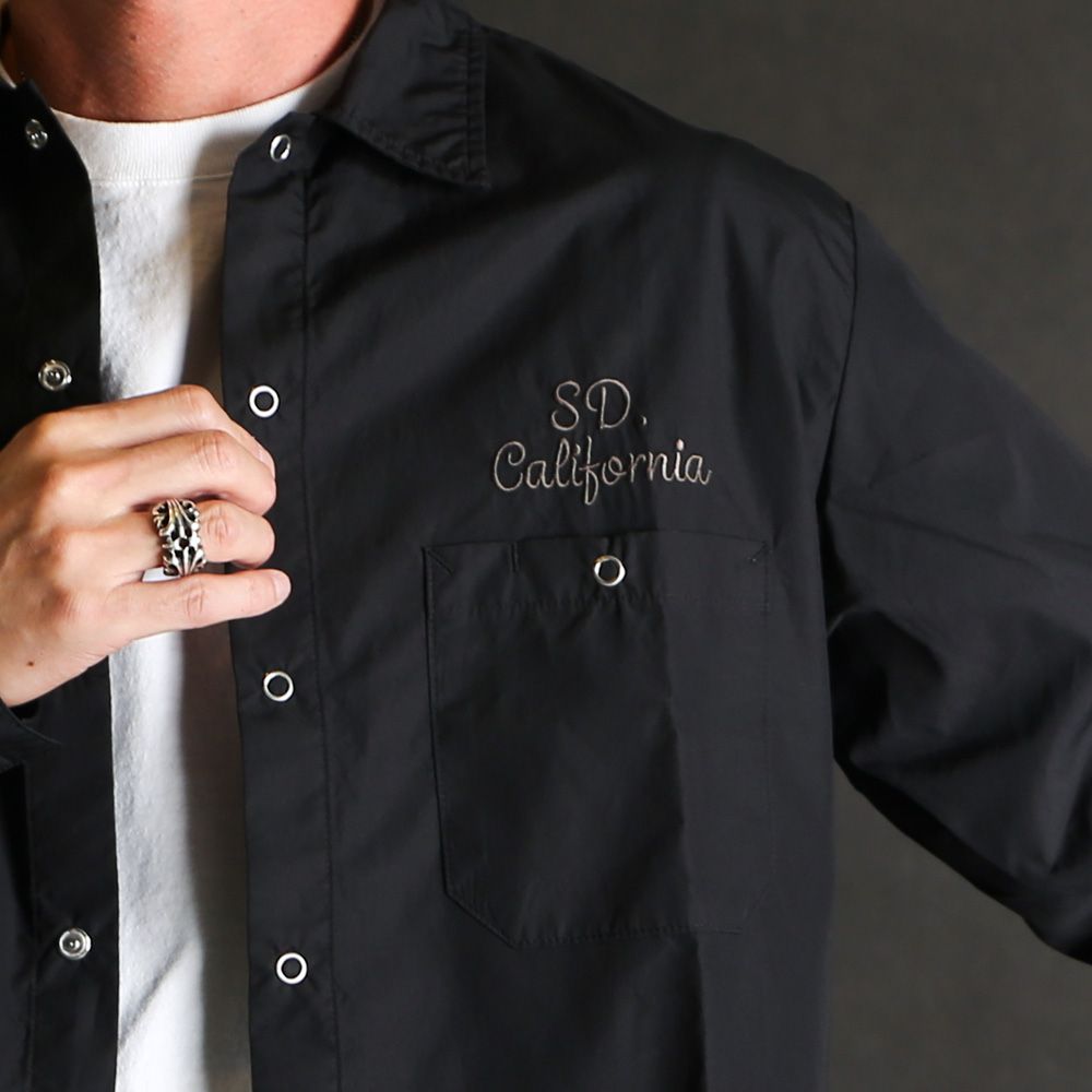 【ラスト1点-サイズL】 SD Dress Work Shirt LS / ワークシャツ / SHOLE240