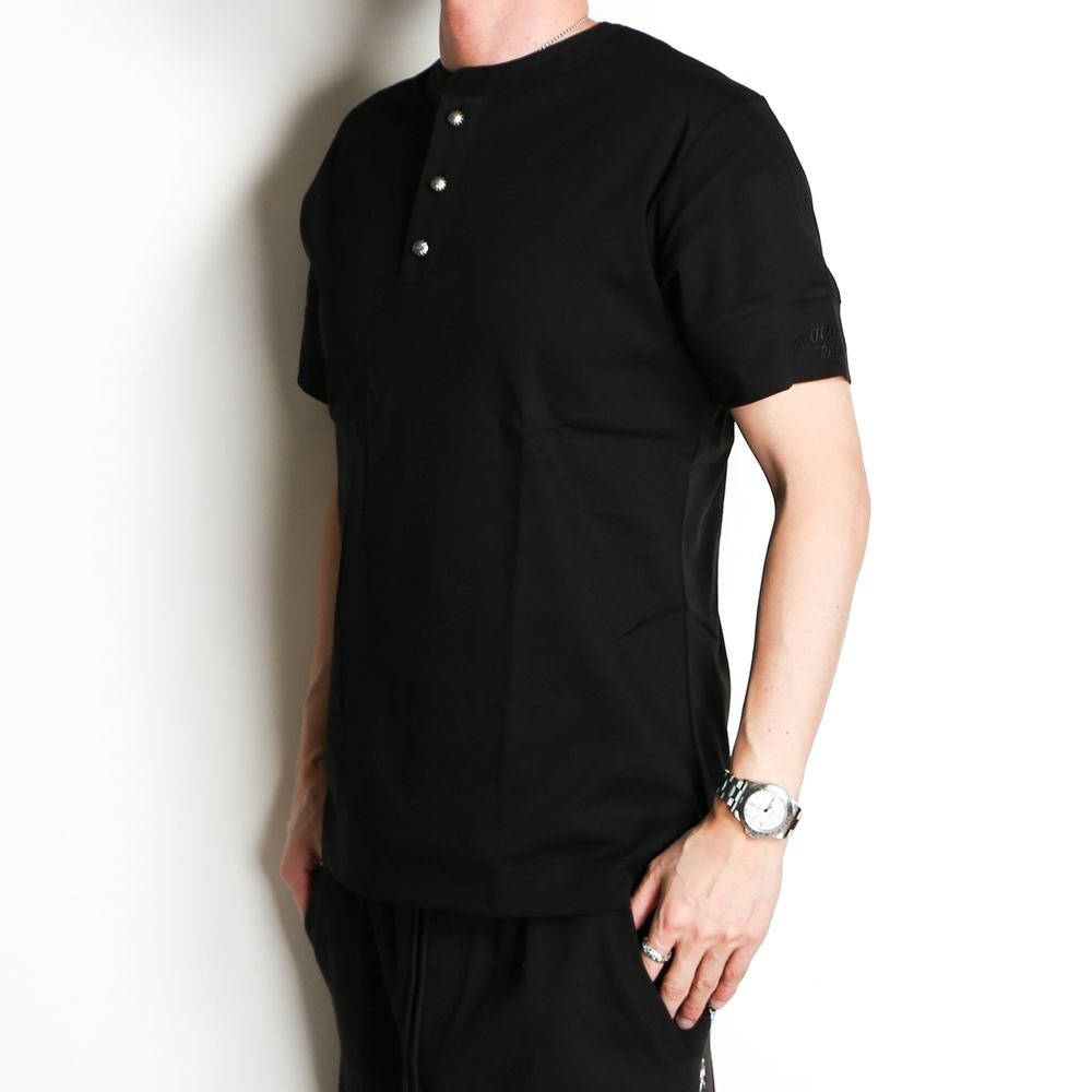 SILKETE HENRY NECK RELAX T-SHIRTS / シルケット ヘンリーネックTシャツ  / UST-22023