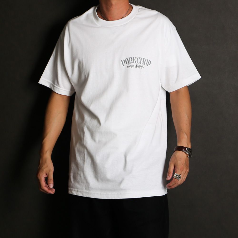 PCP BACK TEE - WHITE / ショートスリーブTシャツ