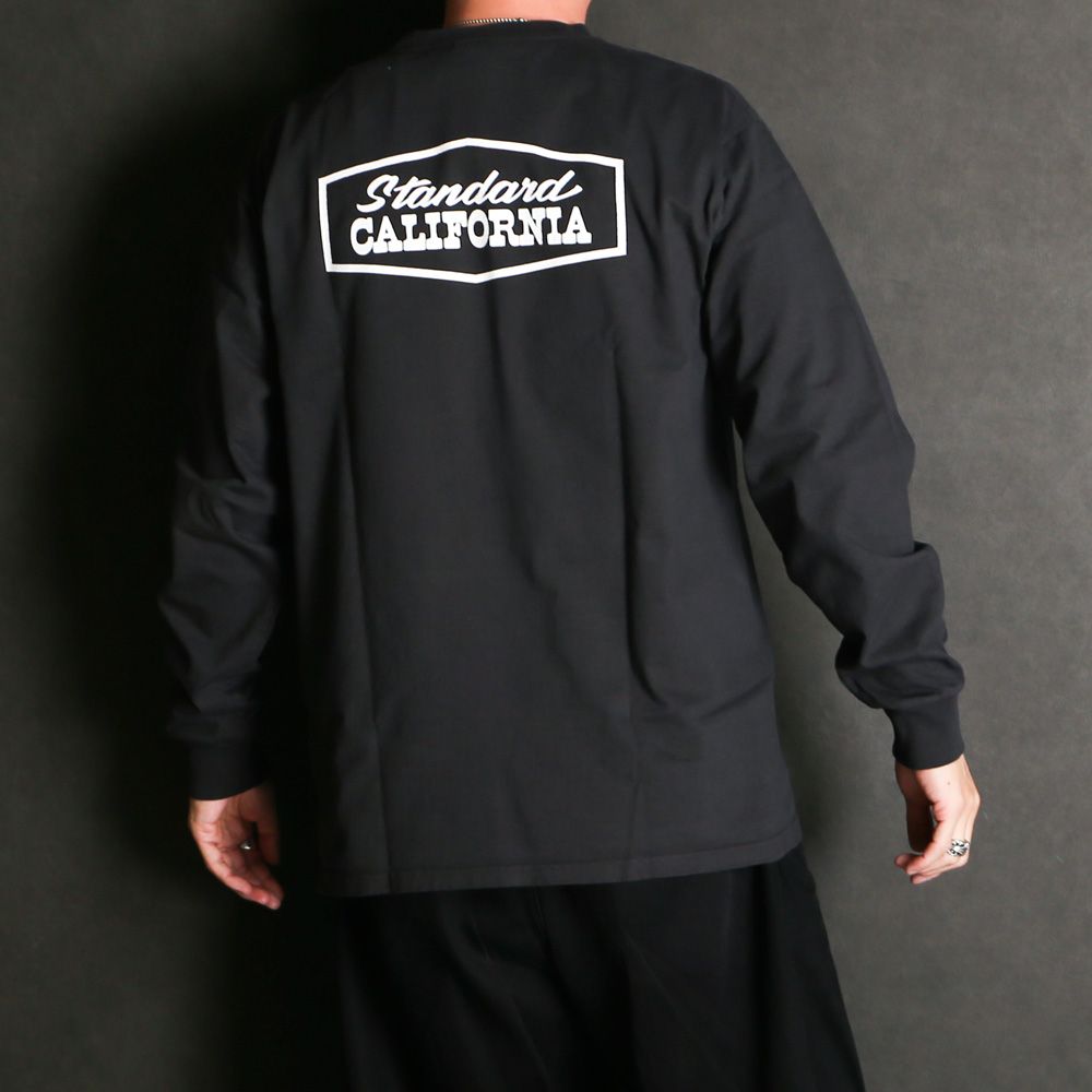 SD Heavyweight Stadium Logo Long Sleeve T - BLACK /  Tシャツ / TSOLB120