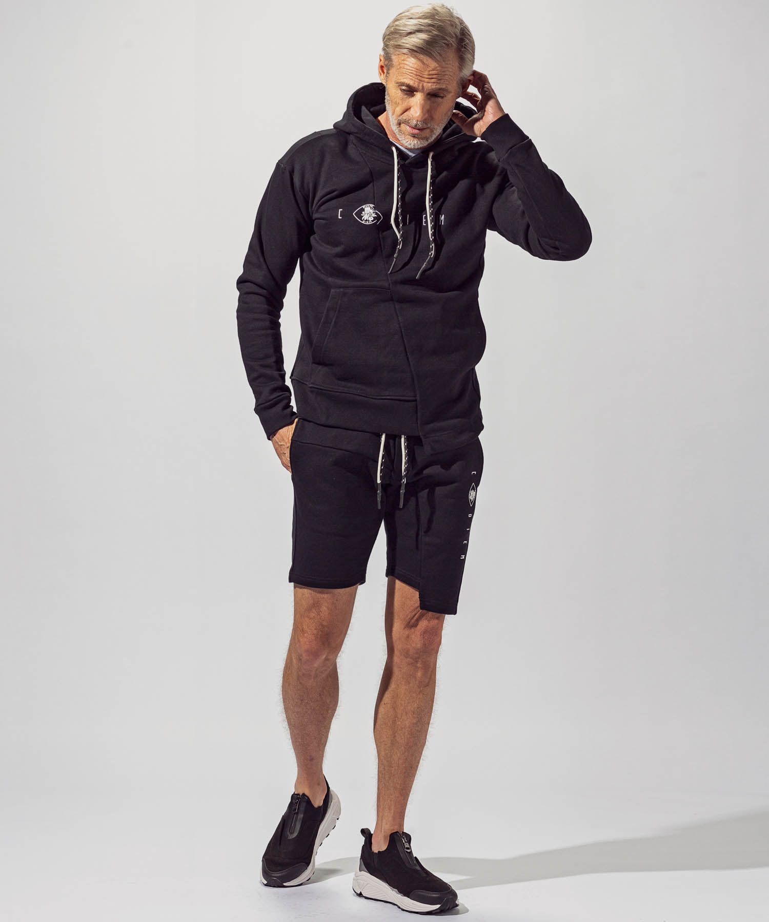 ×C DIEM SWITCHING HOODIE / プルオーバーパーカー / USO-21028