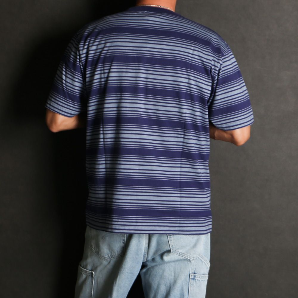 SD Heavyweight Border T - Blue / Tシャツ / TSOAA150