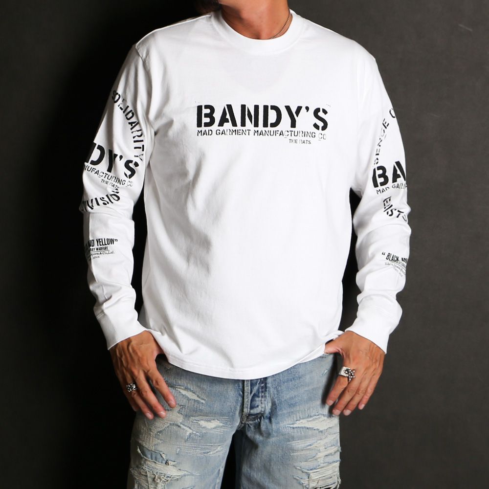 STAMP LOGO L/S TEE - WHITE / Tシャツ / 24'RTC-0802