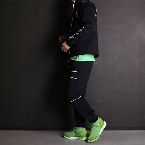 【Calvin Klein Jeans】【SY32 by SWEET YEARS】【Y-3】セットアップコーディネート(BLACK×GREEN)