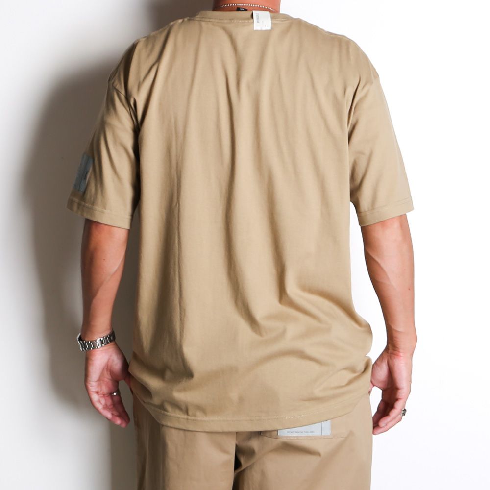 × INVINCIBLE®︎ / CREW NECK  T-SHIRT - BEIGE / 9245-CS84