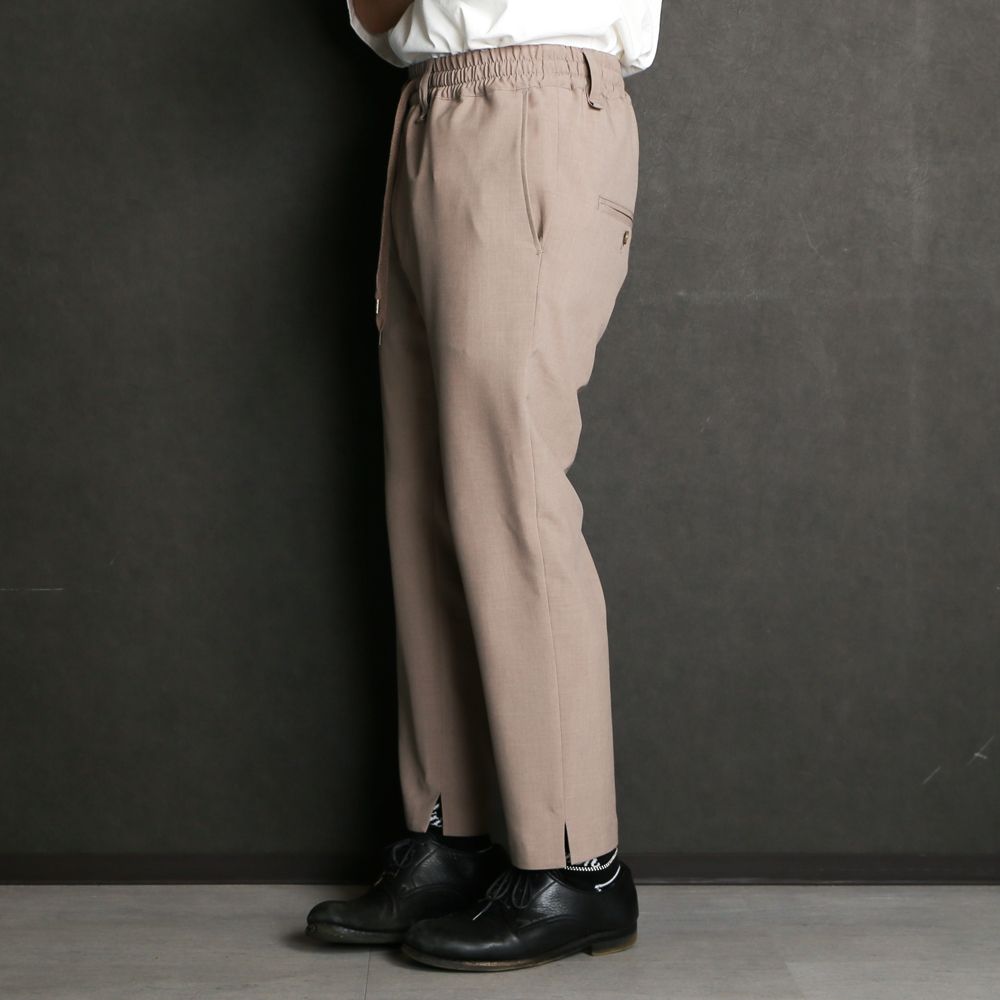 REFLAX WEATHER CLOTH PT / サイドスリット テーパードパンツ / 479102