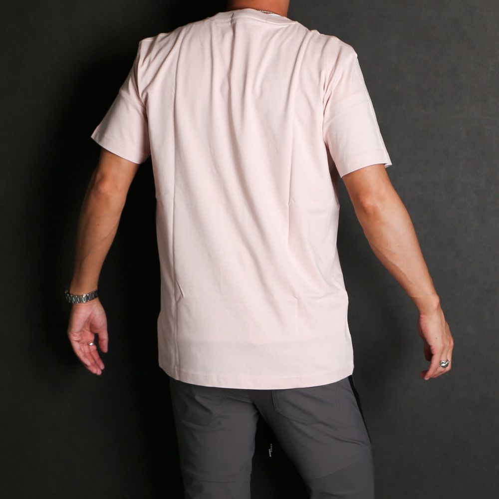 【ラスト1点-サイズS】 A- MONOGRAM EMBRO W/O BOX REG SS - SEPIA ROSE / Tシャツ / J320770