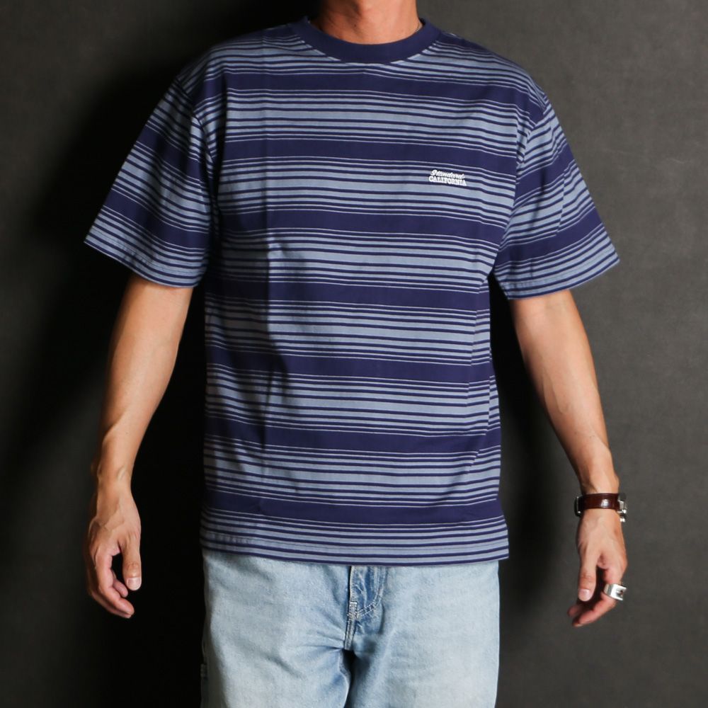 SD Heavyweight Border T - Blue / Tシャツ / TSOAA150