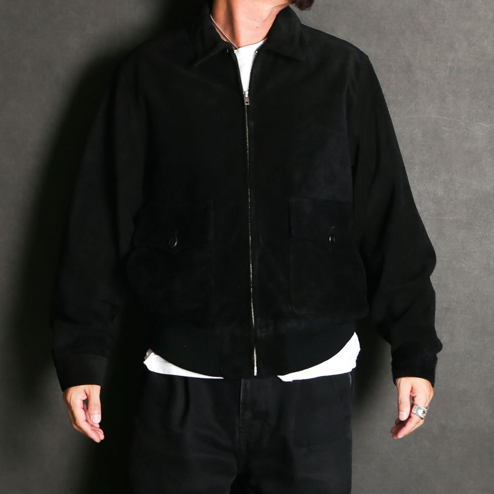 WACKOMARIA × STIE-lo × MINEDENIM / Suede Leather Jacket - BLK / MDSL-WM-BL01