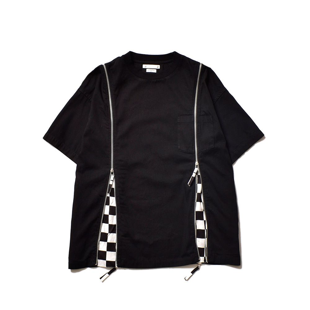OLD PARK×MINEDENIM / Zip Wide Denim T-SH / MND-23SSOP001-97