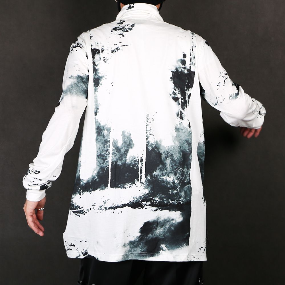 "Forest Fire" Fire T-shirts / グラフィック タートルネック Tシャツ / TA20AW-JR051