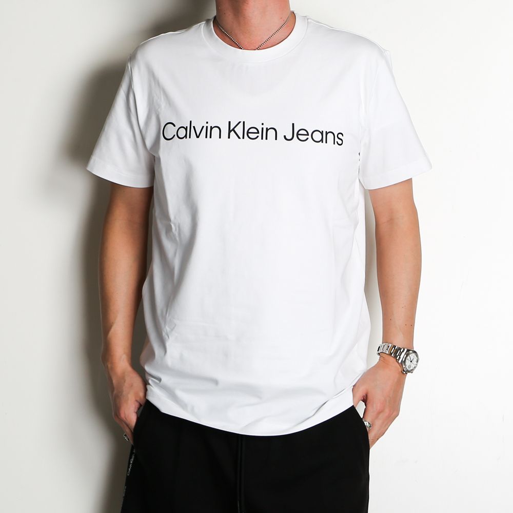 Calvin Klein Jeans - A- SS REG INSTIT LOGO TEE / Tシャツ