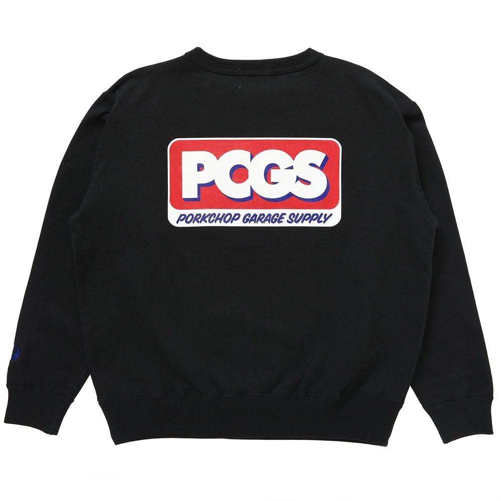 【ラスト1点-サイズL】 PCGS SQUARE SWEAT - BLACK / スウェット