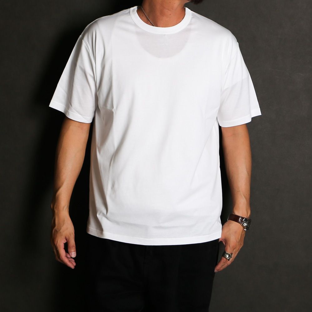 NEW RELAXED FIT Tee - WHITE / オーガニックGIZA 70/2天竺 - ニューリラックスドフィットTee / A26B08CS01B