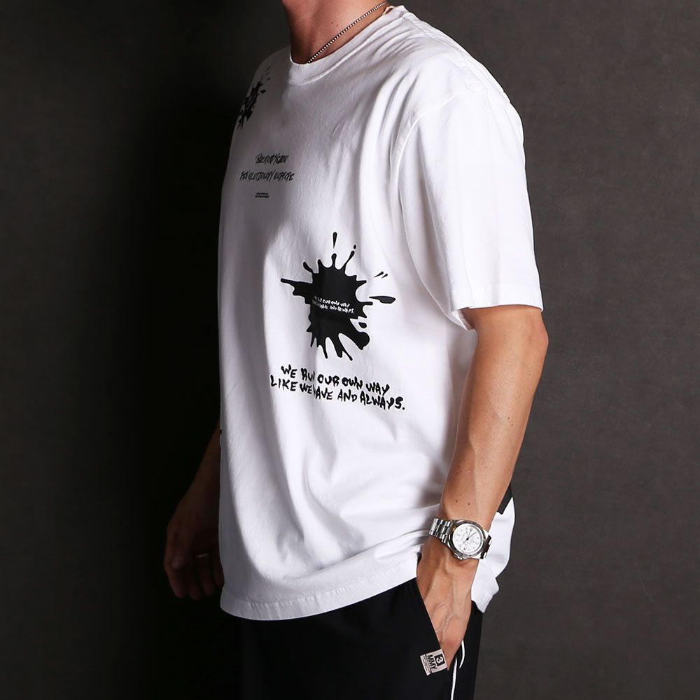 DOROP INK TEE / プリント Tシャツ / 22'RT-0503