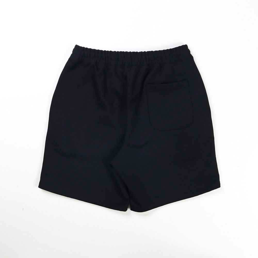 GYM SHORTS - BLACK / オーガニックコットンヘビー吊裏毛 - ジムショーツ / A26A09PT02B