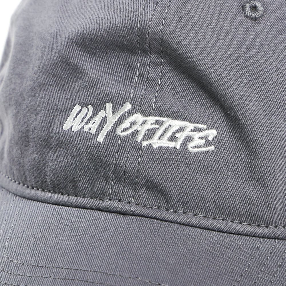 SCRIPT BASE BALL CAP / ベースボールキャップ - グレー / 22'RA-0413