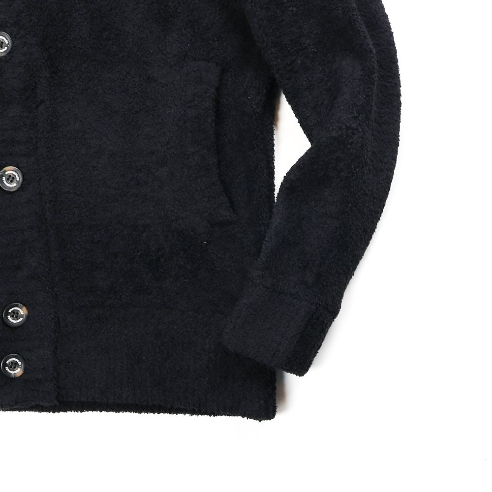 LOGO KNIT SHAWL CARDIGAN / ビッグロゴ ニットショールカーディガン / USK-20011