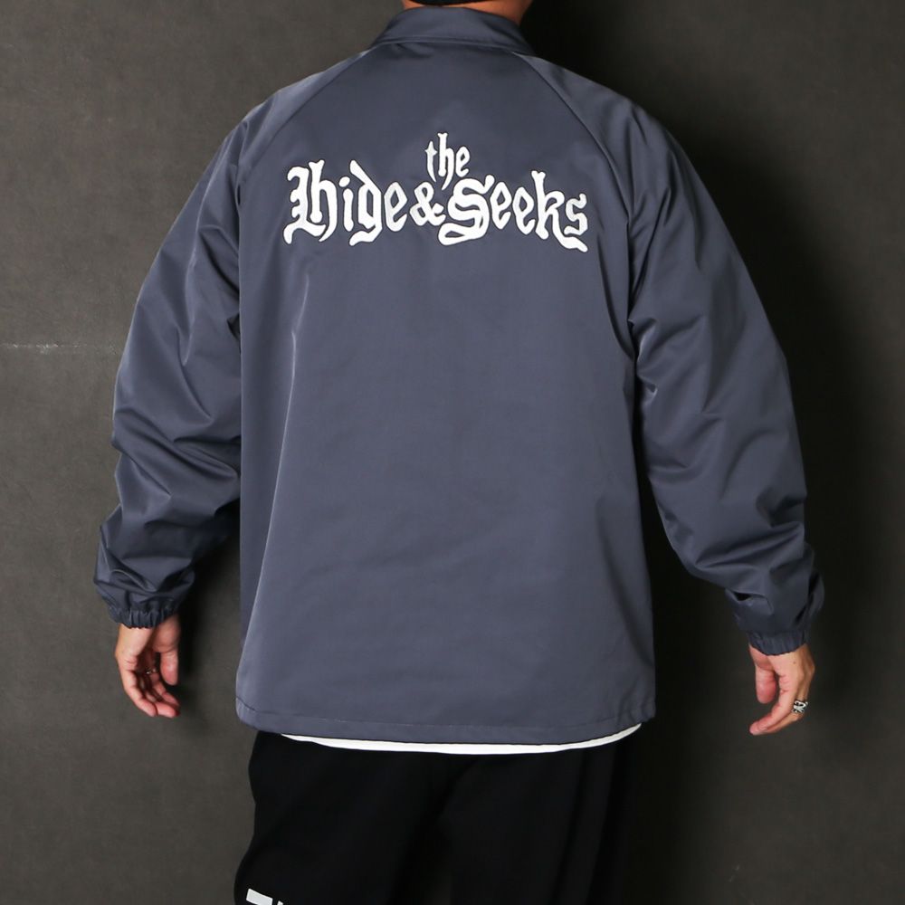 " HIDEANDSEEK × Toru Nishiura " / The H&S Team Jacket - C-GRY / コーチジャケット / H30th-091326