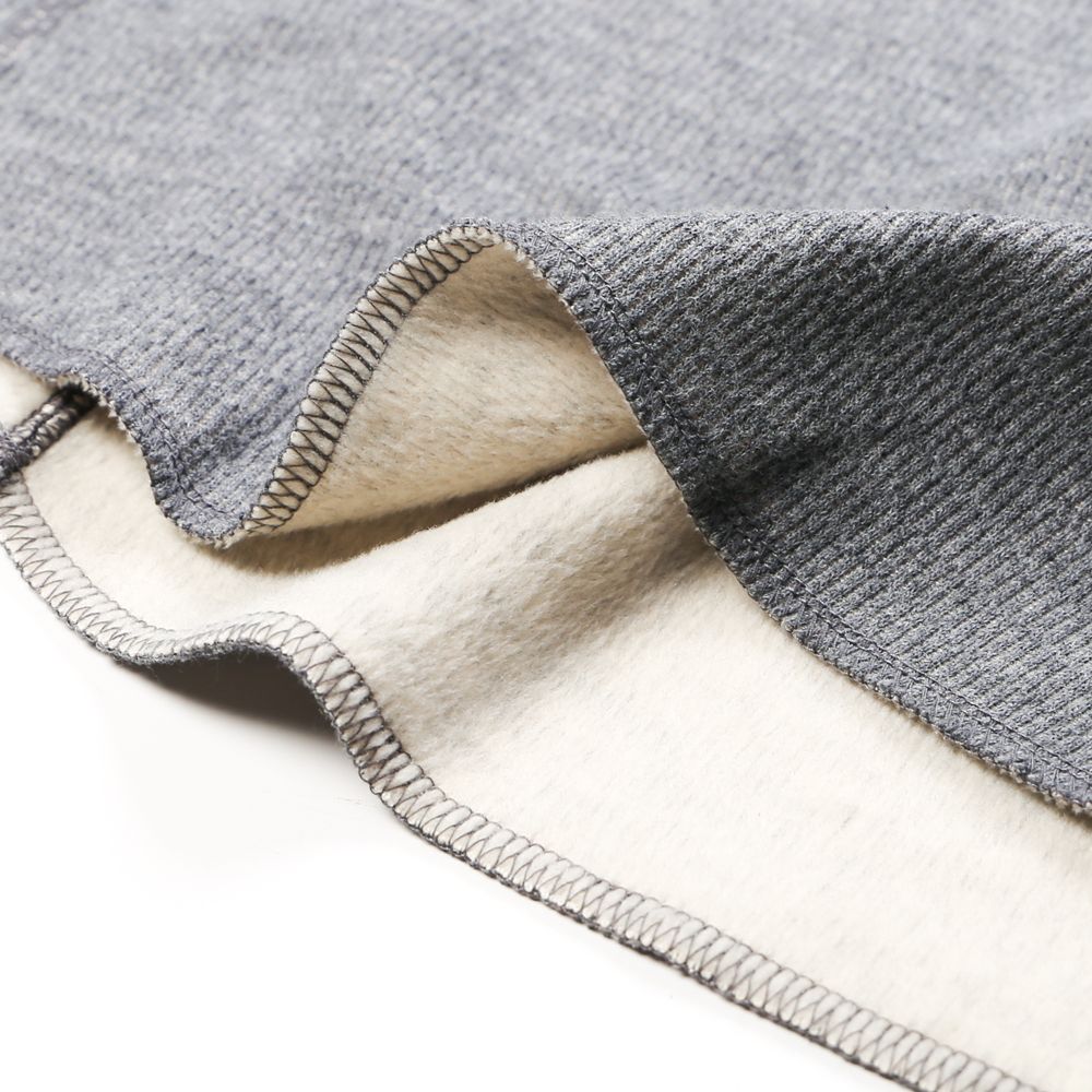 henley long-T(back boa) / ボアフリース ヘンリーネックTシャツ / 7907 lj88s