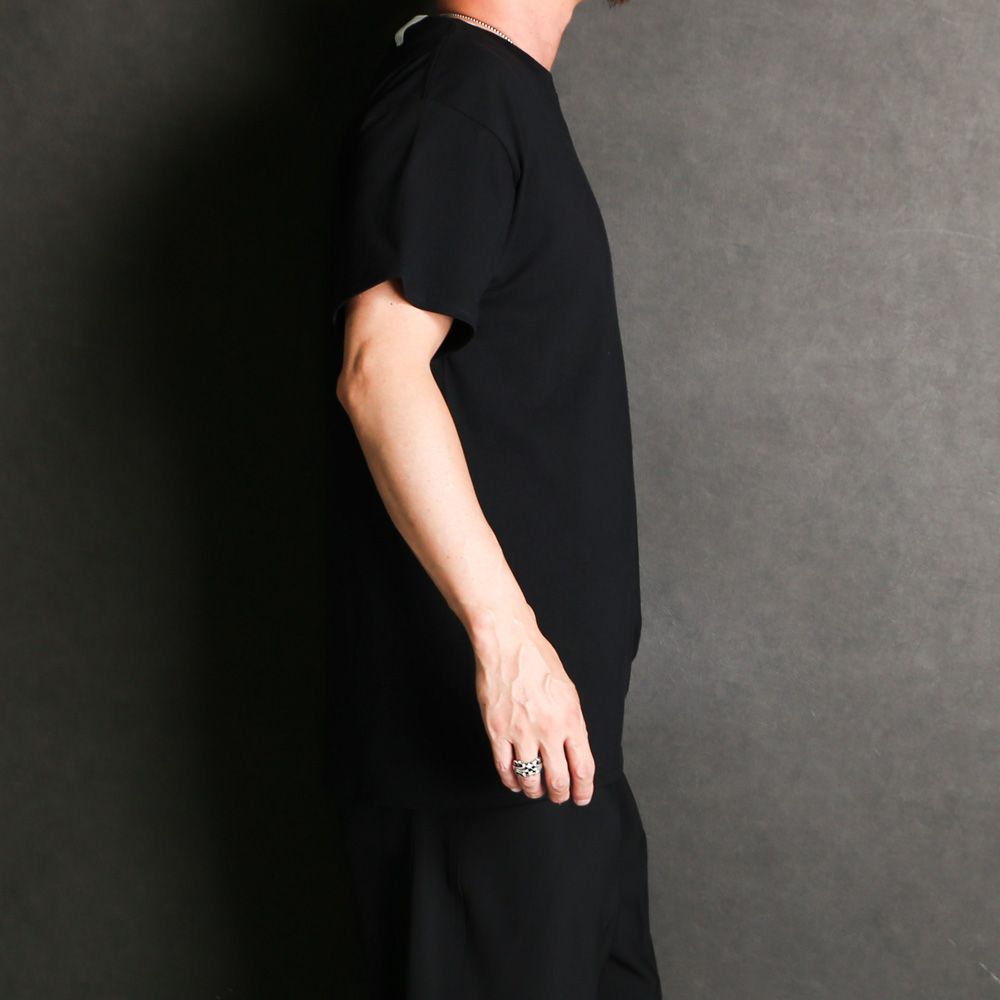 N.HOOLYWOOD - 【ラスト1点-サイズ38】HALF SLEEVE T-SHIRT - BLACK / 9242-CS83 |  chemical conbination