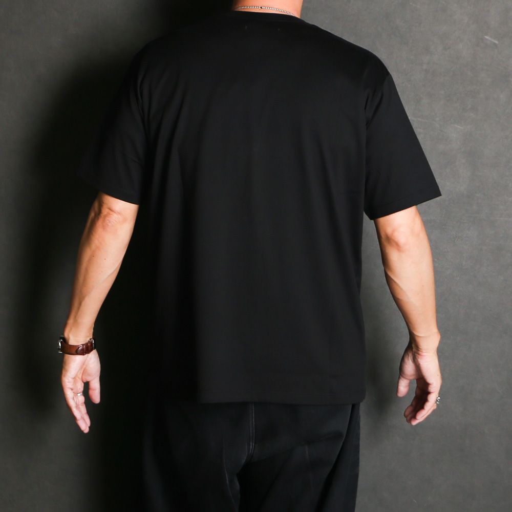 NEW RELAXED FIT Tee - BLACK / オーガニックGIZA 70/2天竺 - ニューリラックスドフィットTee / A26B08CS01B
