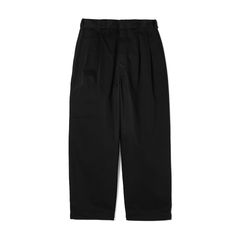 × DICKIES / 2TUCKS TROUSERS - BLACK / 2261-CP40-029
