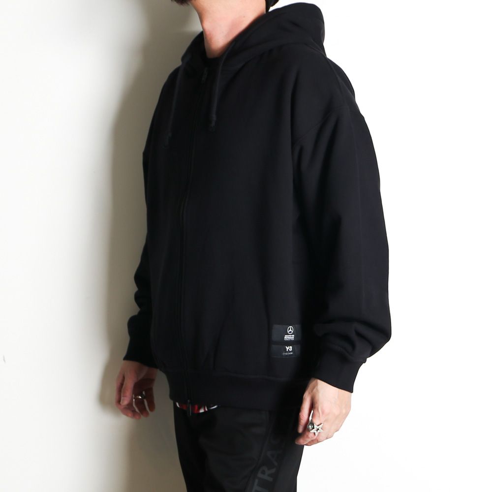 U F1 ZIP HOODIE - BLACK / ジップアップ パーカー / KR2242