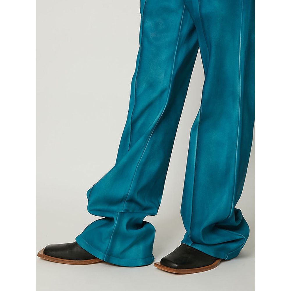 "LEATHER COATING JERSEY" TRACK PANTS / トラックパンツ / TA23SS-PT028