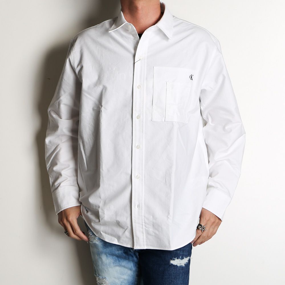 LOGO PIPING RELAXED OXFORD SHIRT / オックスフォードシャツ / J323194