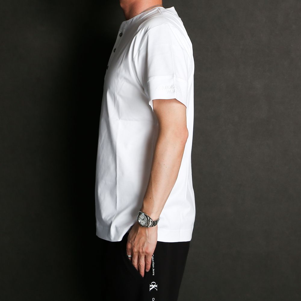 SILKETE HENRY NECK RELAX T-SHIRTS / シルケット ヘンリーネックTシャツ  / UST-22023
