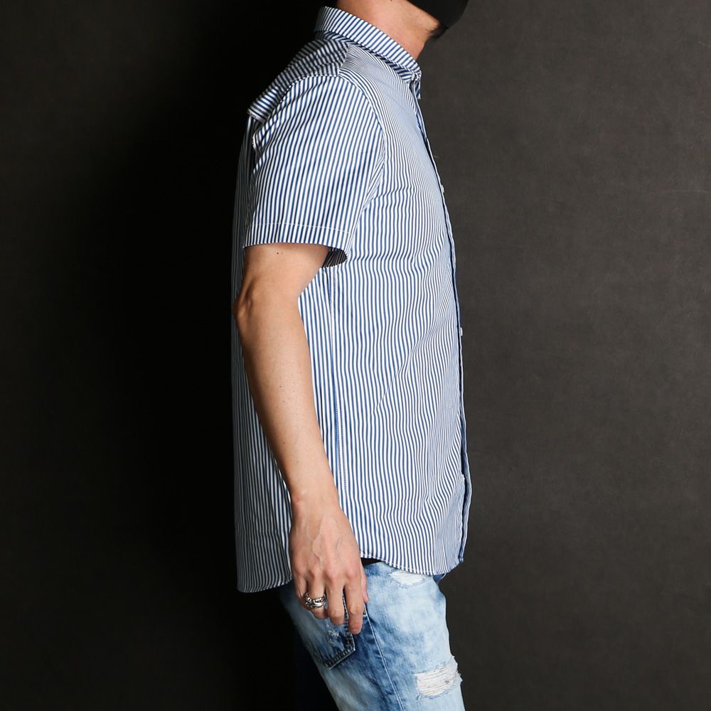 LOGO PIPING RELAXED SHIRT / 半袖シャツ / J323581