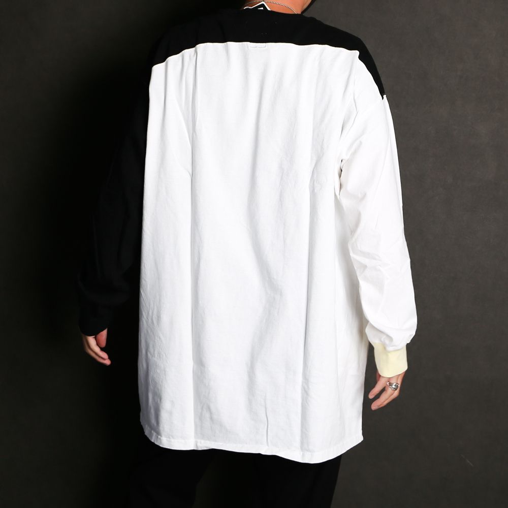 MICKEY ASYMMETRIC LONG SLEEVE TEE / Tシャツ / MIMI-TEE-U06