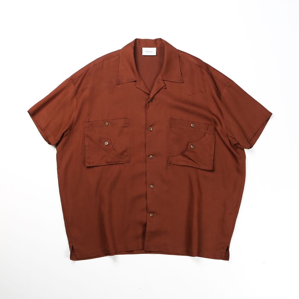 TE TWILL WIDE WESTERN H/S SH / ウエスタンヨーク ワイドシルエットシャツ / 379116